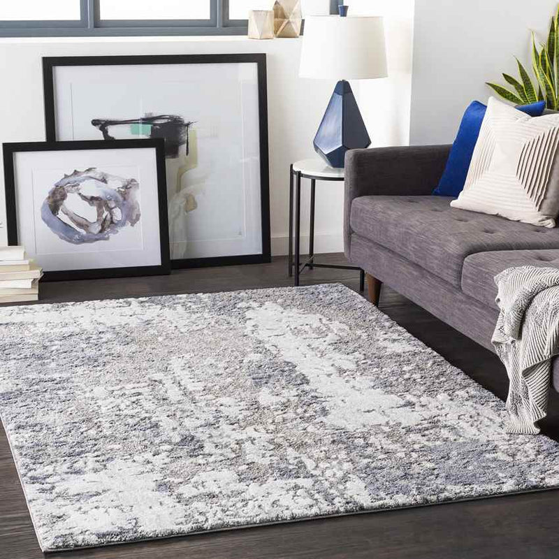 Chainey Modern Pale Blue Area Rug