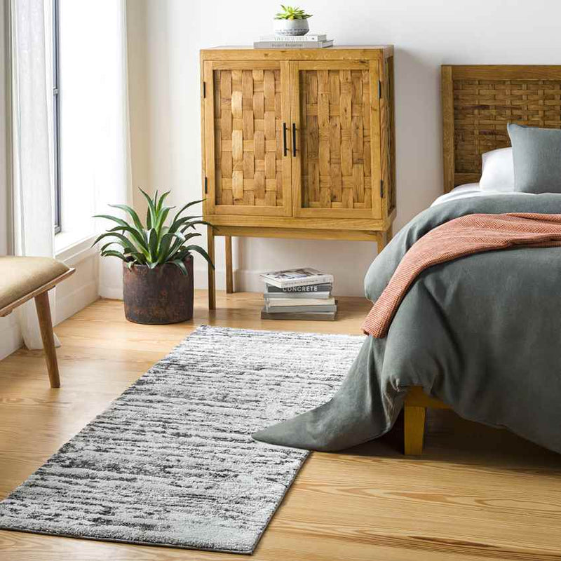 Carvell Modern Medium Gray Area Rug