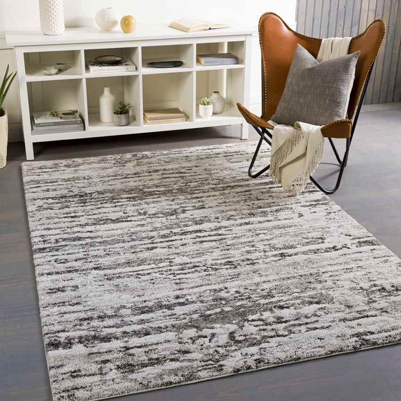 Carvell Modern Medium Gray Area Rug