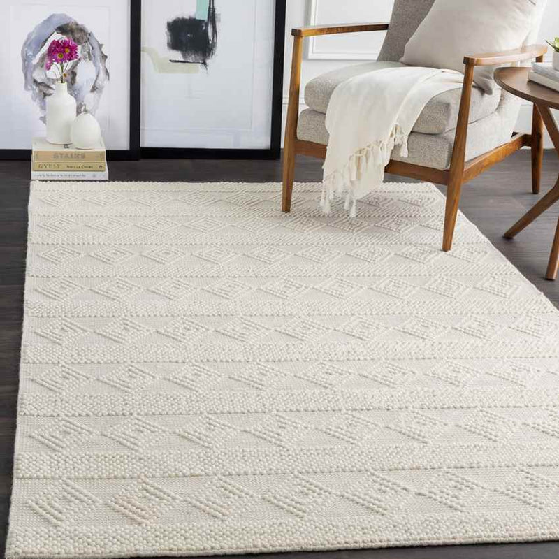 Colville Cottage White Area Rug