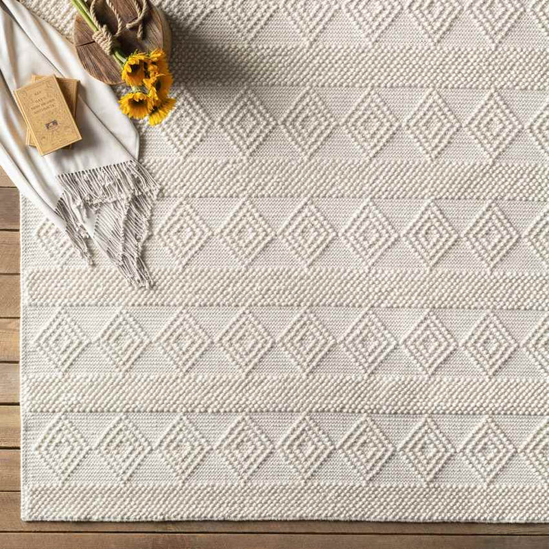 Colville Cottage White Area Rug