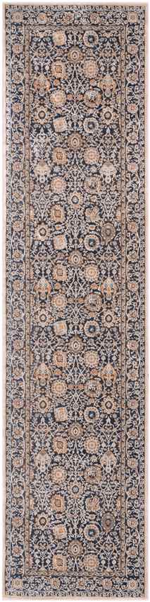 Darcie Traditional Ink Area Rug