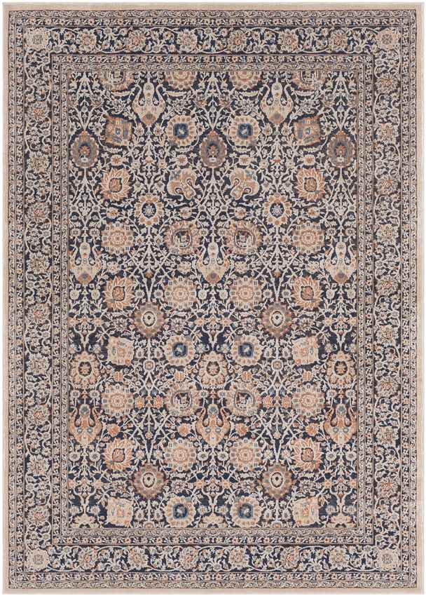 Darcie Traditional Ink Area Rug