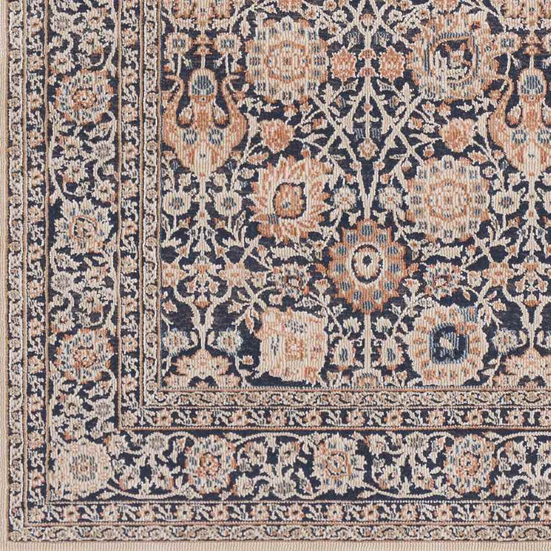 Darcie Traditional Ink Area Rug