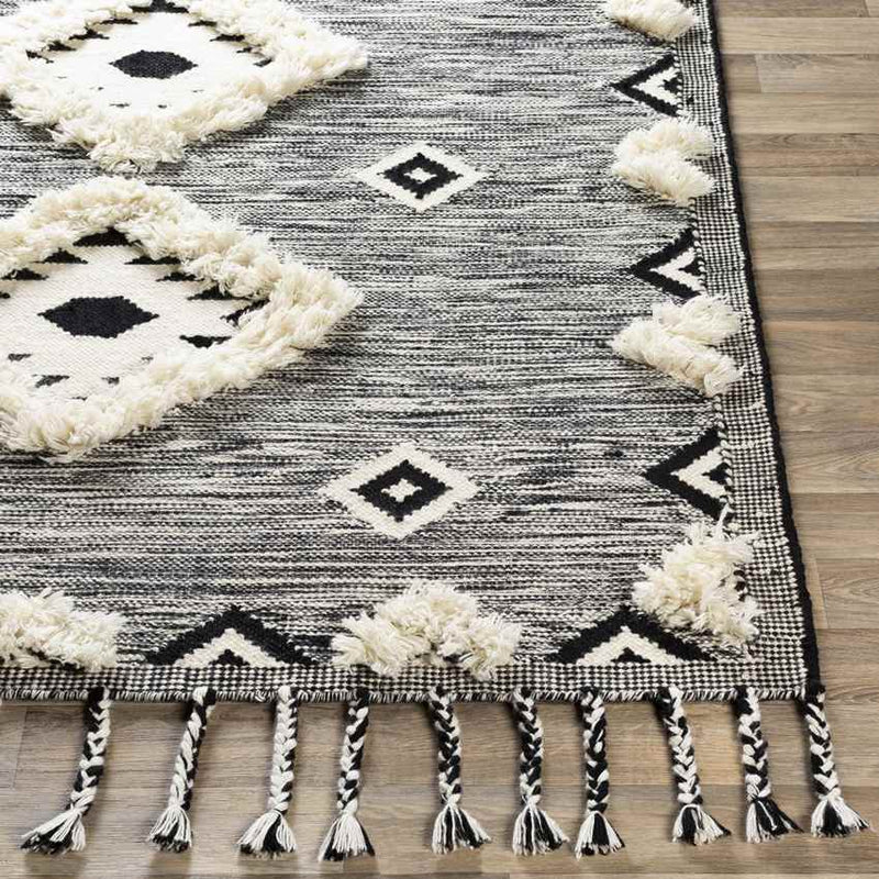 Djab Global Black Area Rug