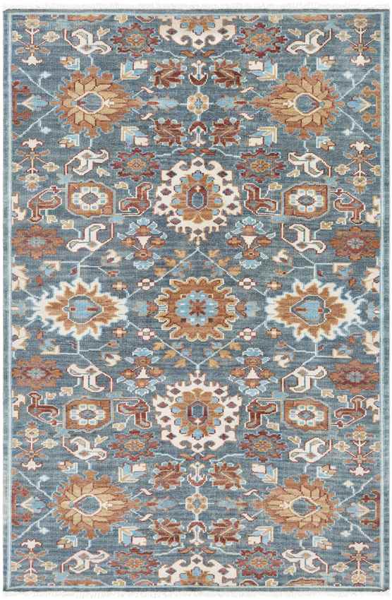 Elaine Traditional Dark Green Area Rug