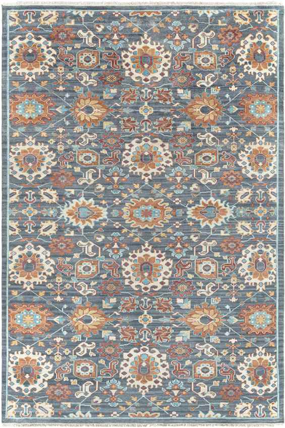 Elaine Traditional Dark Green Area Rug