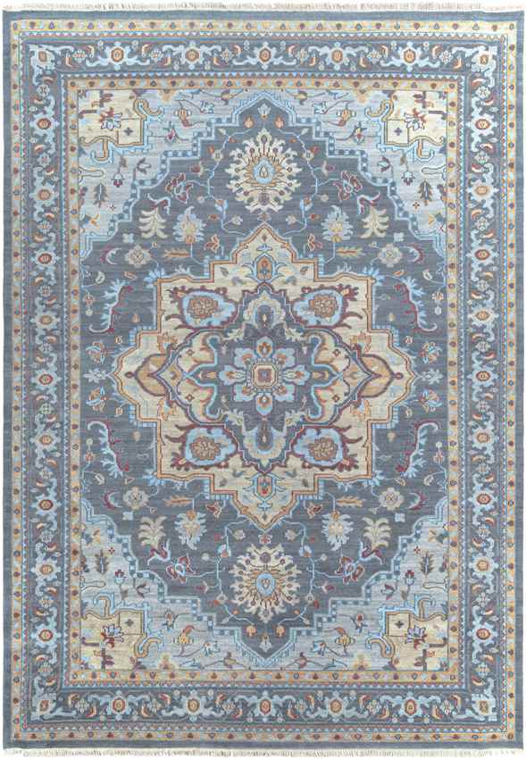 Doreen Traditional Dark Green Area Rug