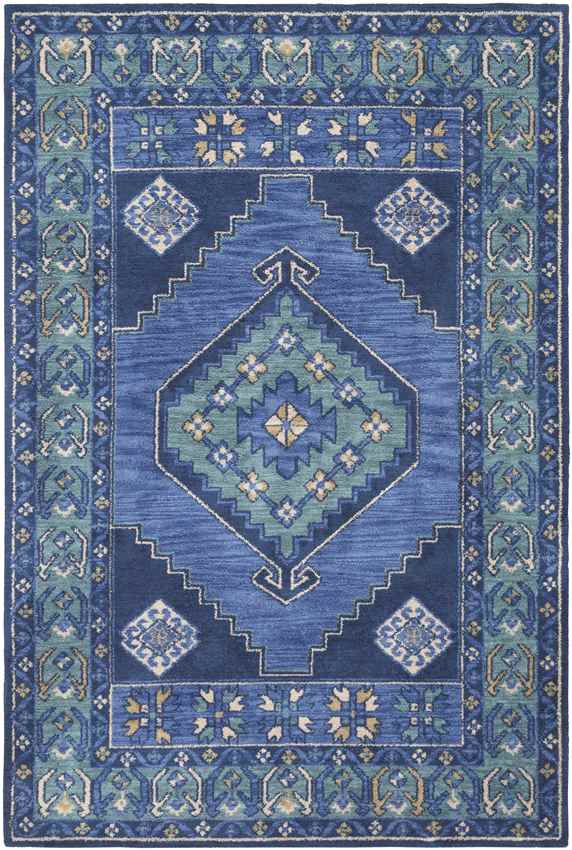 Etoile Traditional Navy Area Rug