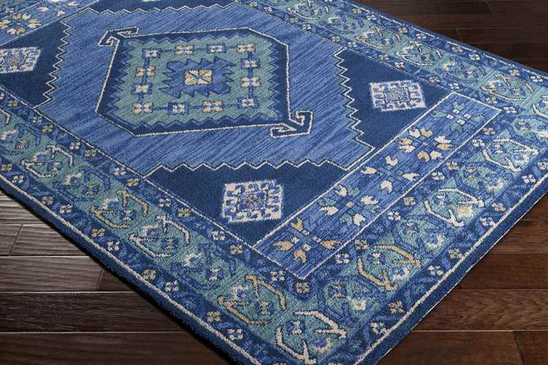 Etoile Traditional Navy Area Rug