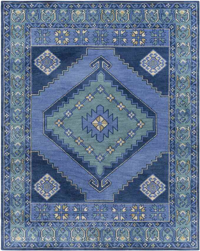 Etoile Traditional Navy Area Rug