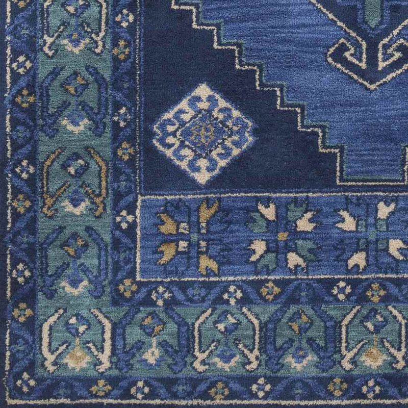 Etoile Traditional Navy Area Rug