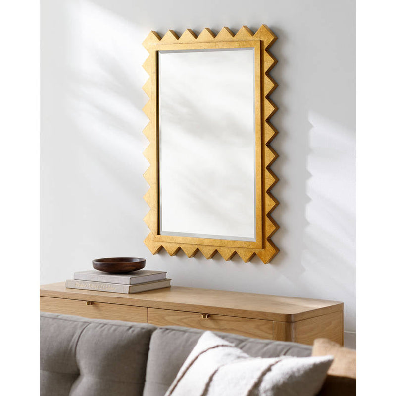 Houtdorp Traditional Gold Wall Mirror