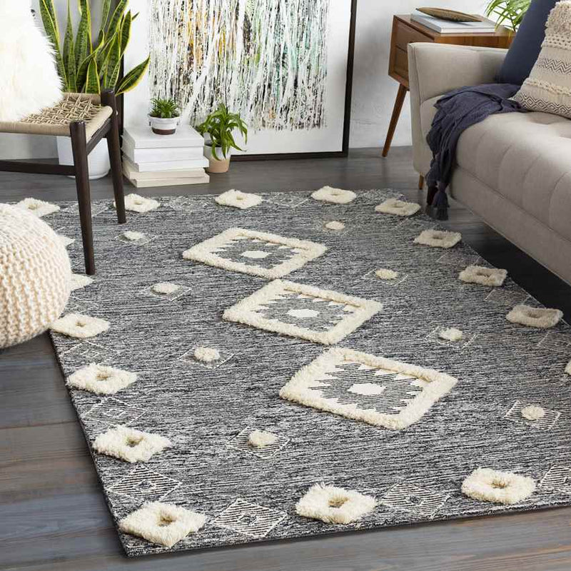 Guy Global Black Area Rug