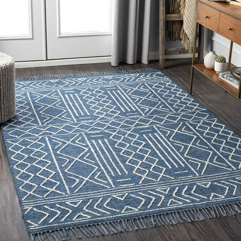 Labaron Global Dark Blue Area Rug