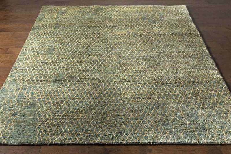 Laron Modern Bright Blue Area Rug