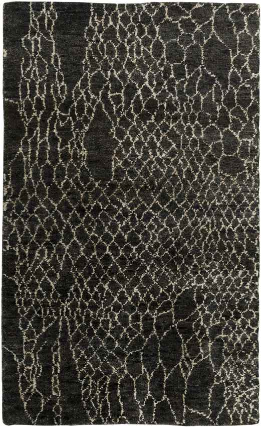 Laron Modern Black Area Rug