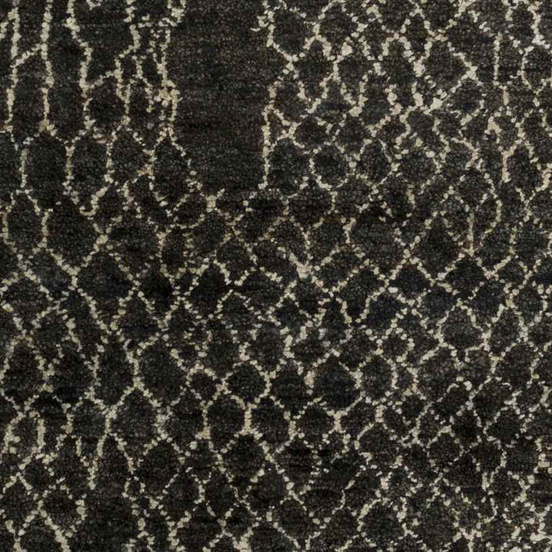 Laron Modern Black Area Rug