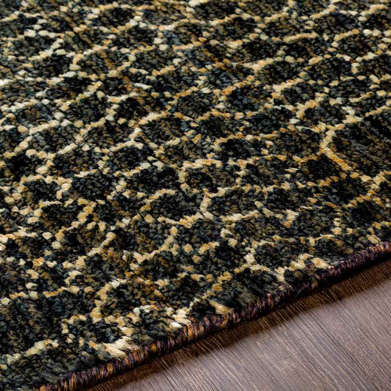 Laron Modern Black Area Rug