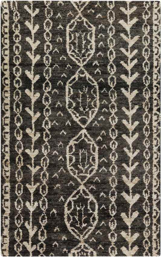 Larrimore Global Black Area Rug