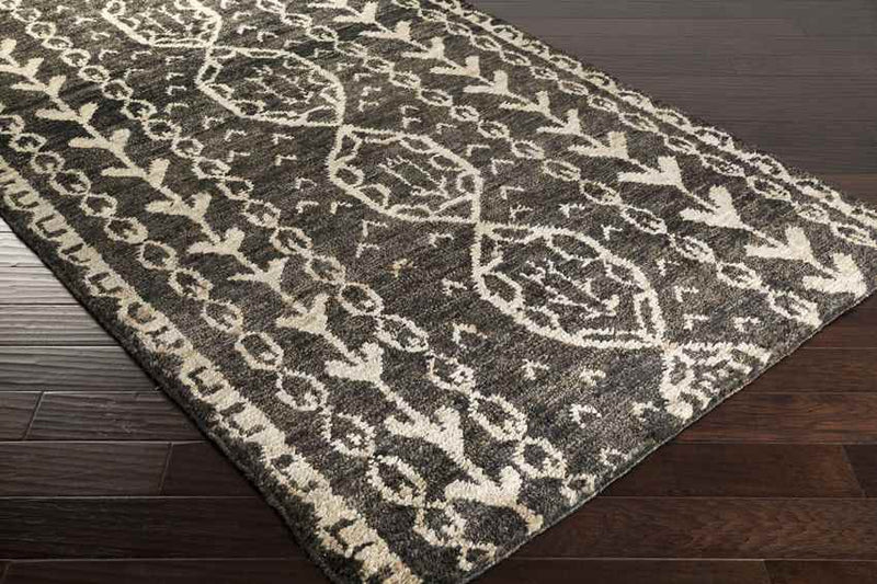 Larrimore Global Black Area Rug