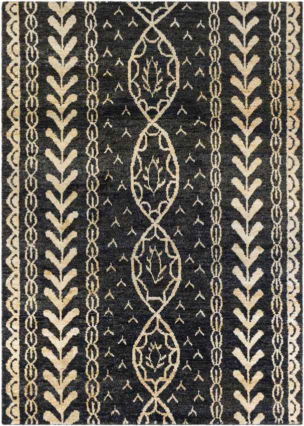 Larrimore Global Black Area Rug