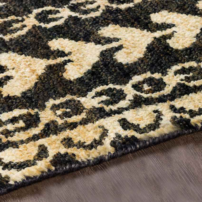 Larrimore Global Black Area Rug