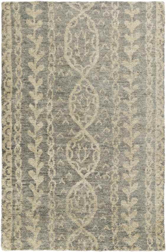 Larrimore Global Medium Gray Area Rug