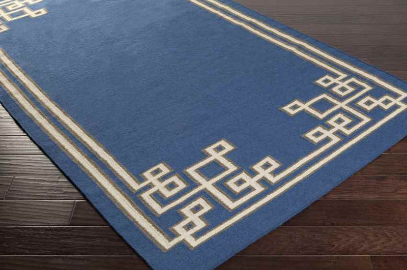 Adrian Modern Navy/Khaki Area Rug