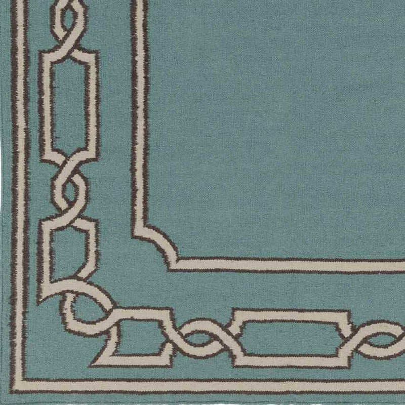 Alabaster Cottage Teal Area Rug