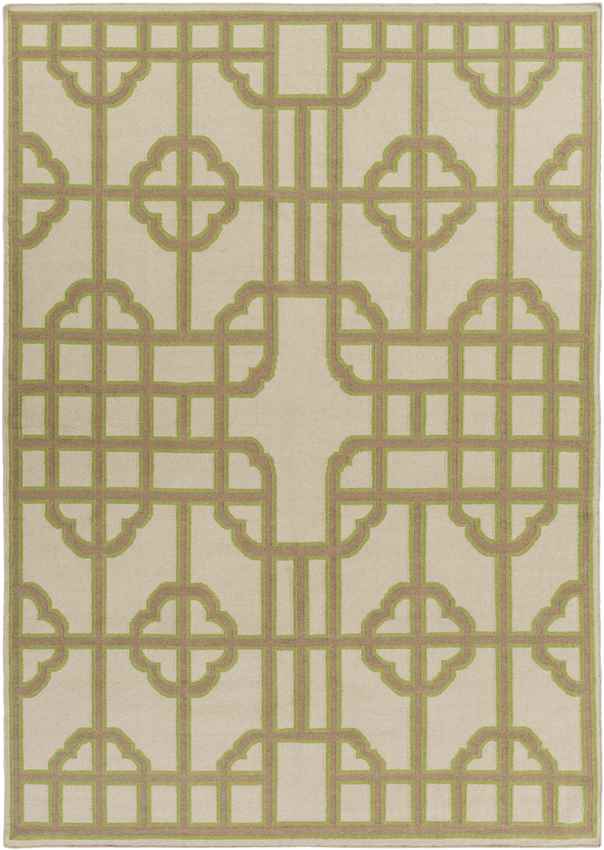 Alakanuk Modern Light Olive Area Rug