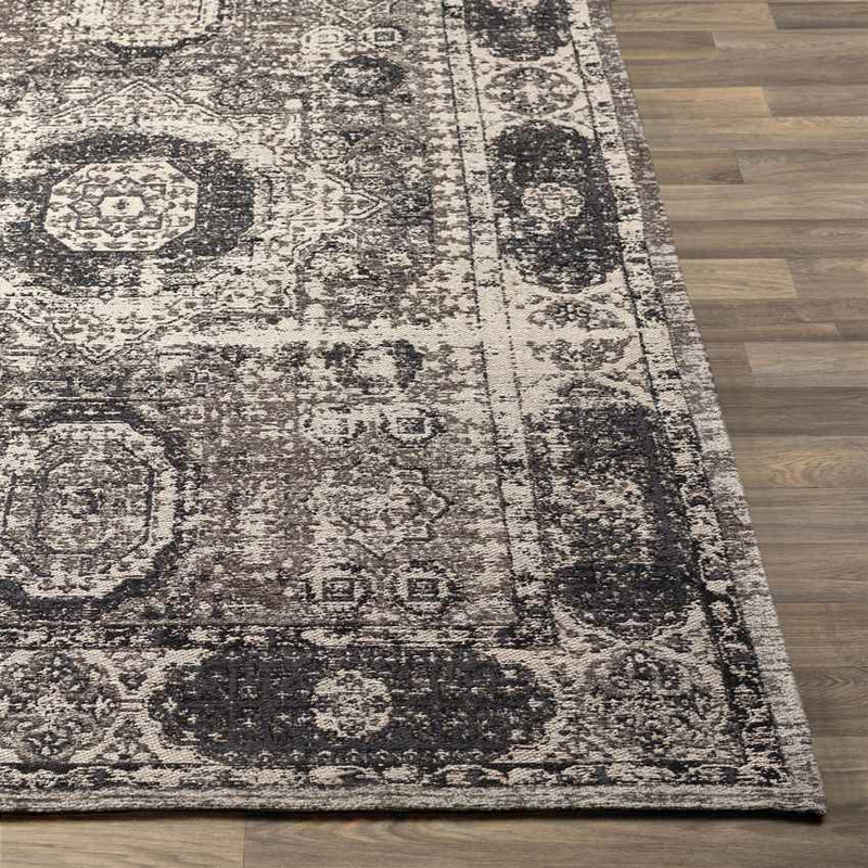 Pesaro Traditional Dark Brown/Charcoal Area Rug