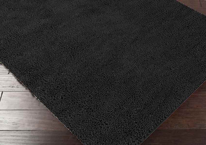 Geron Modern Black Area Rug