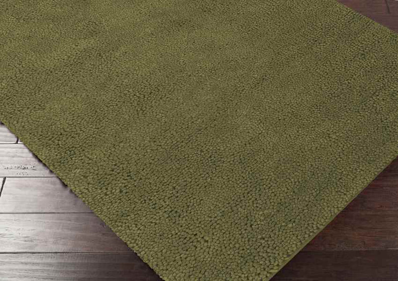 Geron Modern Green Area Rug