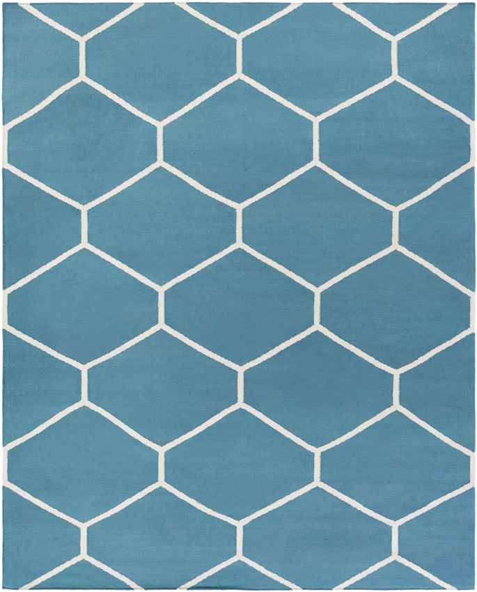 Arvada Modern Blue/White Area Rug