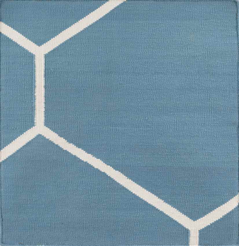 Arvada Modern Blue/White Area Rug