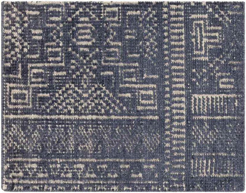 Jaimie Traditional Dark Blue Area Rug