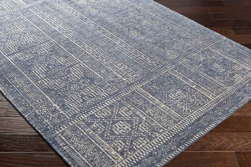 Jaimie Traditional Dark Blue Area Rug