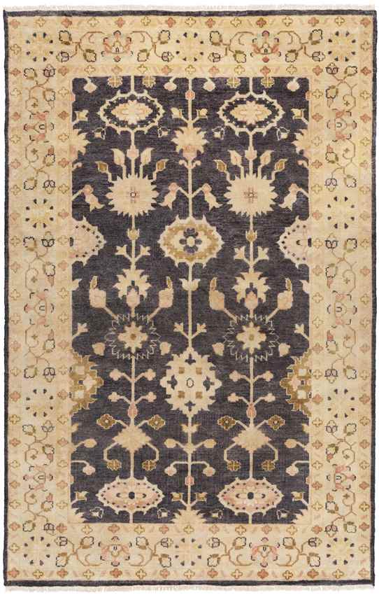 Taranto Traditional Black/Gold Area Rug