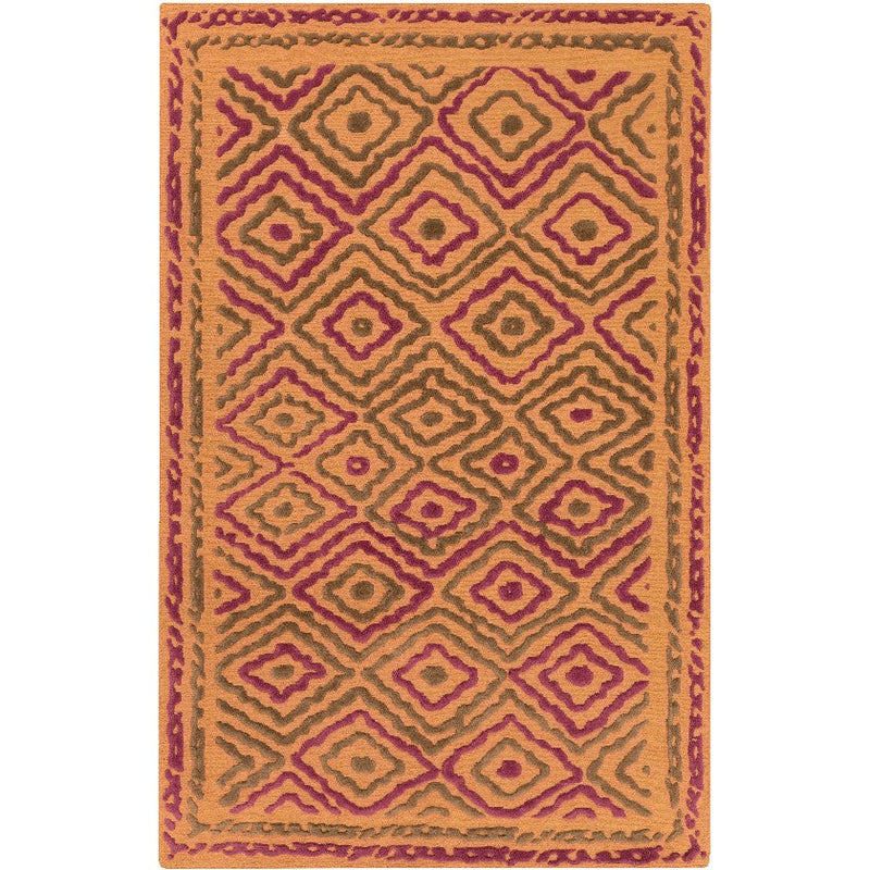 Ashville Global Orange Area Rug