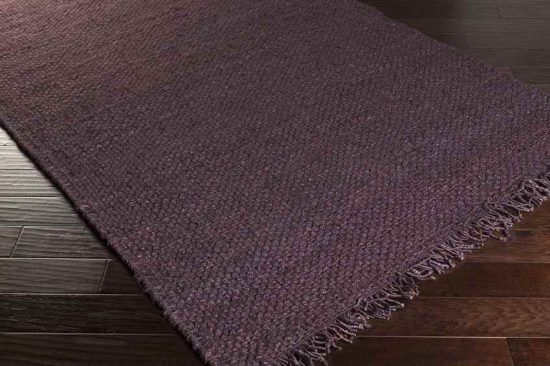 Shyann Cottage Jute Purple Area Rug