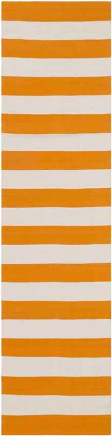 Atlanta Modern Orange/Ivory Area Rug