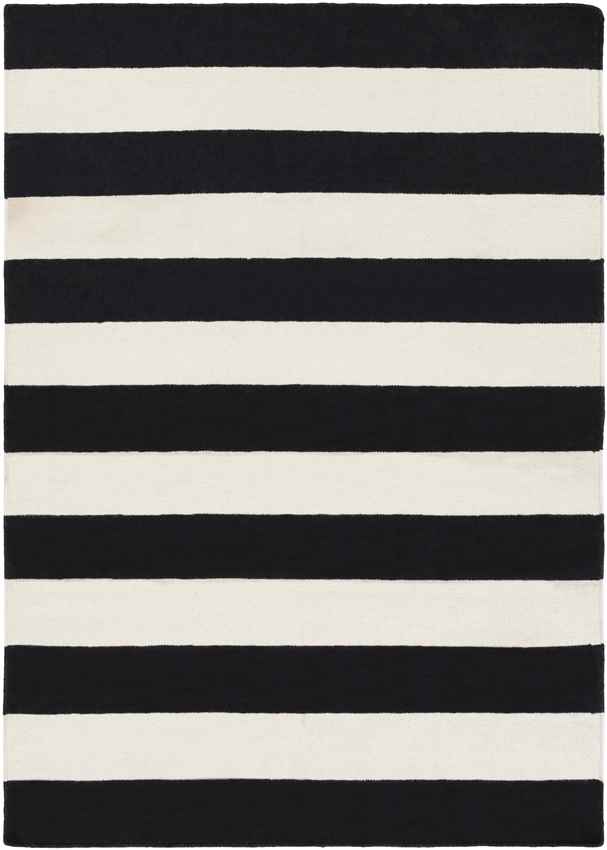 Ault Modern Black/White Area Rug