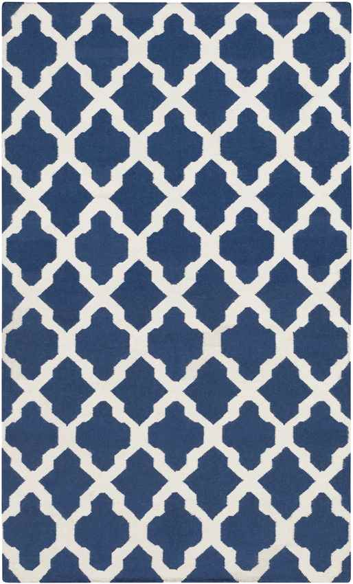 Woold Modern Blue/Creme Area Rug