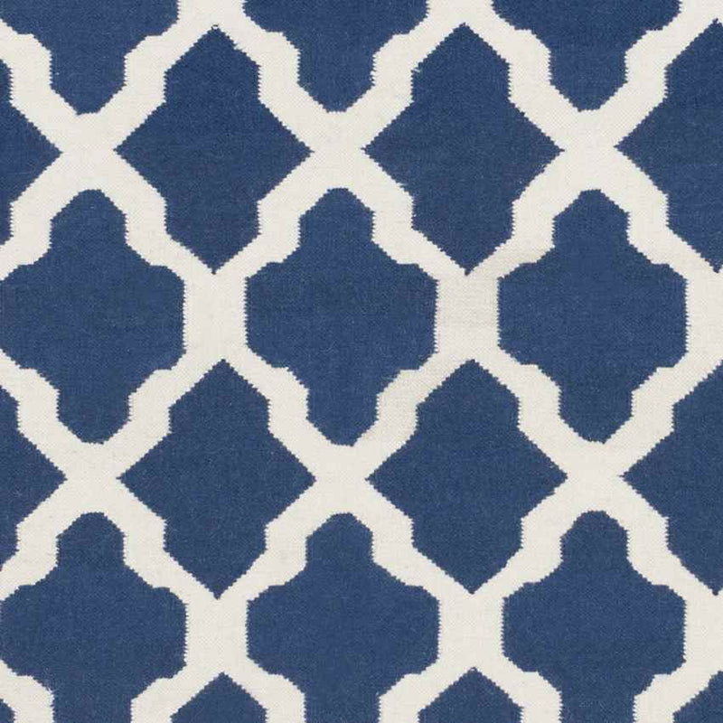 Woold Modern Blue/Creme Area Rug