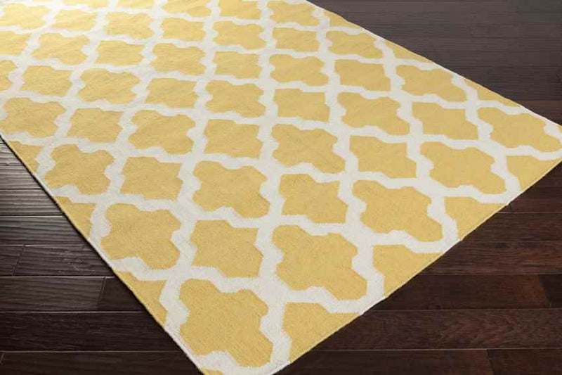 Woold Modern Yellow Area Rug