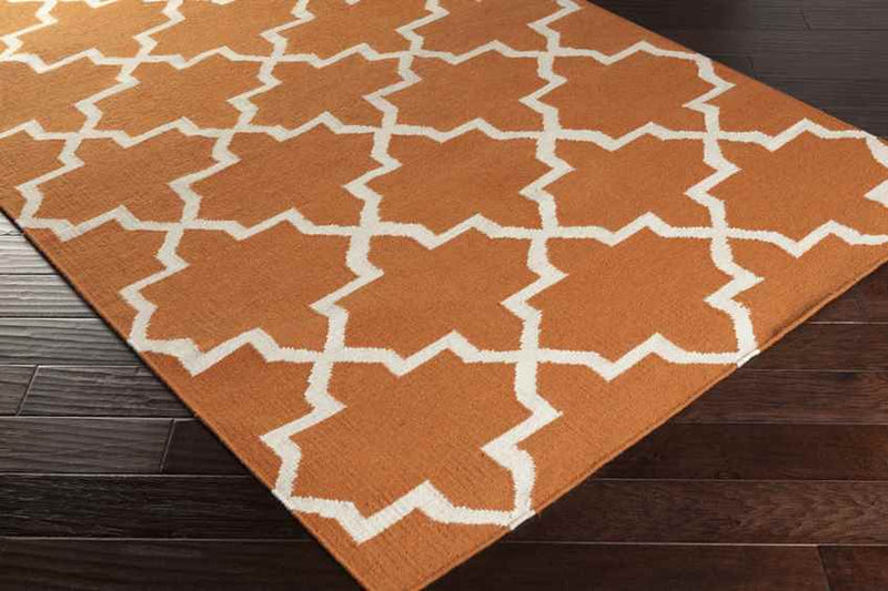 Aventura Modern Orange Area Rug