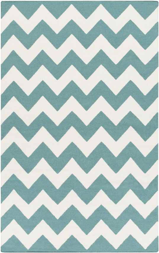 Wordragen Modern Teal Area Rug