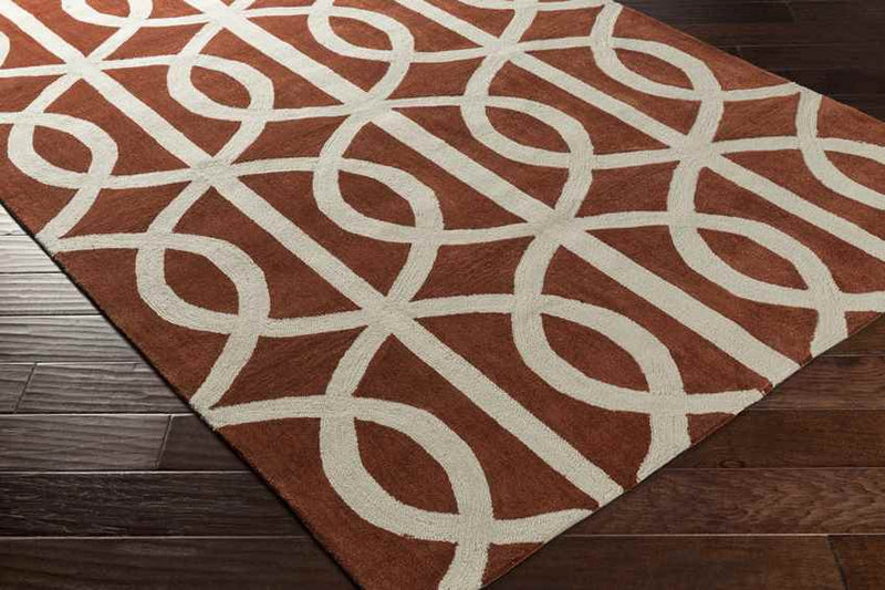 Bainbridge Modern Orange Area Rug