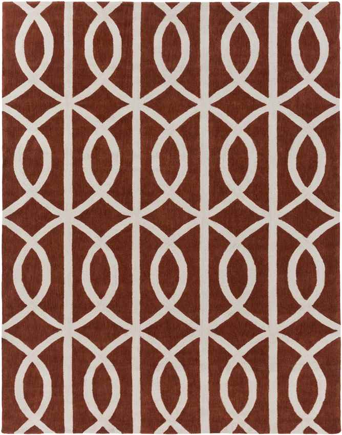 Bainbridge Modern Orange Area Rug